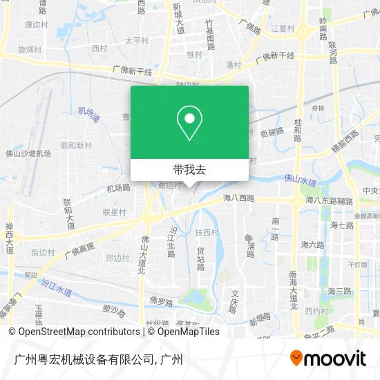 广州粤宏机械设备有限公司地图