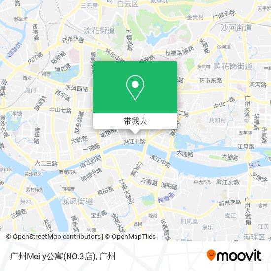 广州Mei y公寓(NO.3店)地图