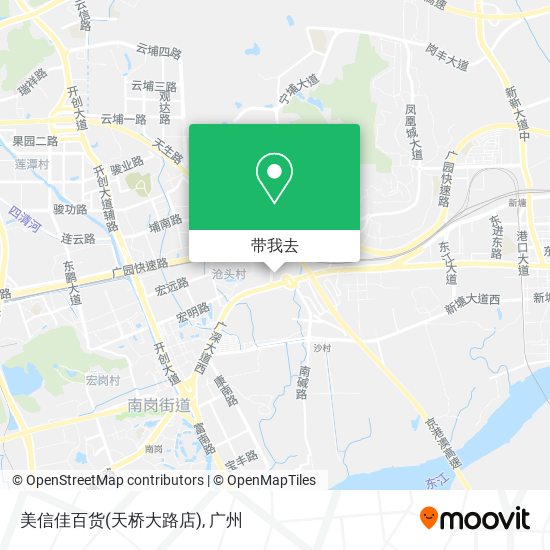 美信佳百货(天桥大路店)地图