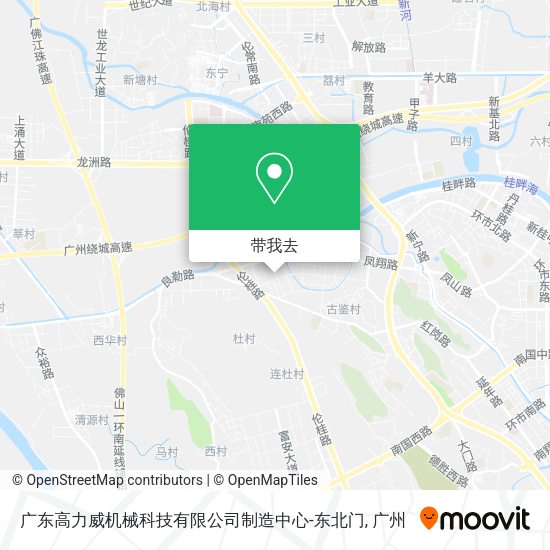 广东高力威机械科技有限公司制造中心-东北门地图