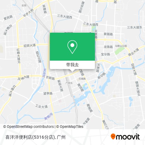喜洋洋便利店(5316分店)地图