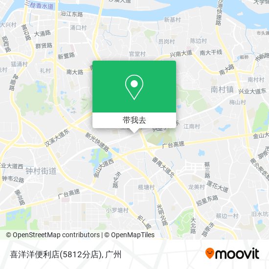 喜洋洋便利店(5812分店)地图