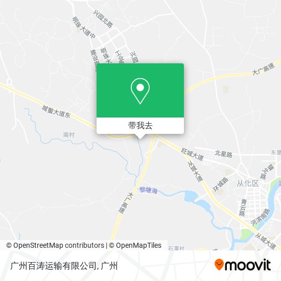 广州百涛运输有限公司地图