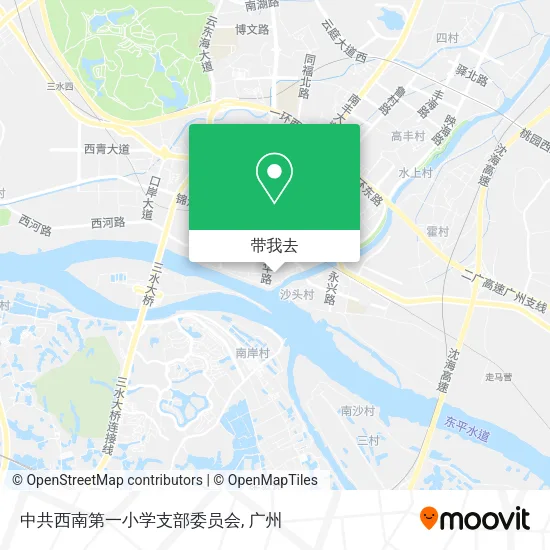 中共西南第一小学支部委员会地图