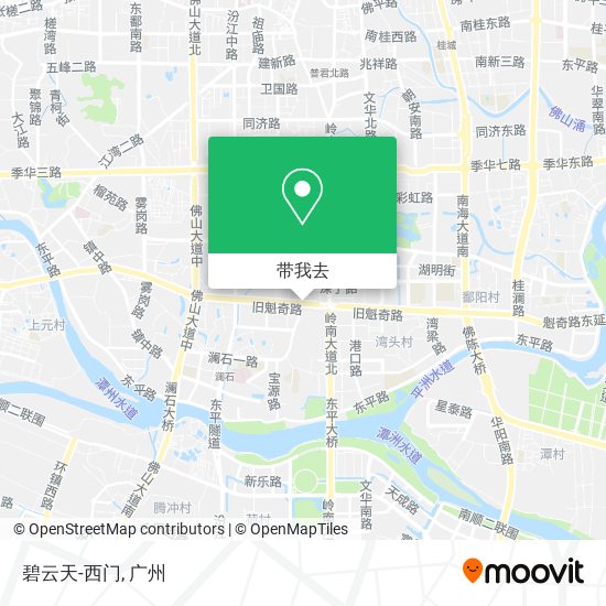 碧云天-西门地图
