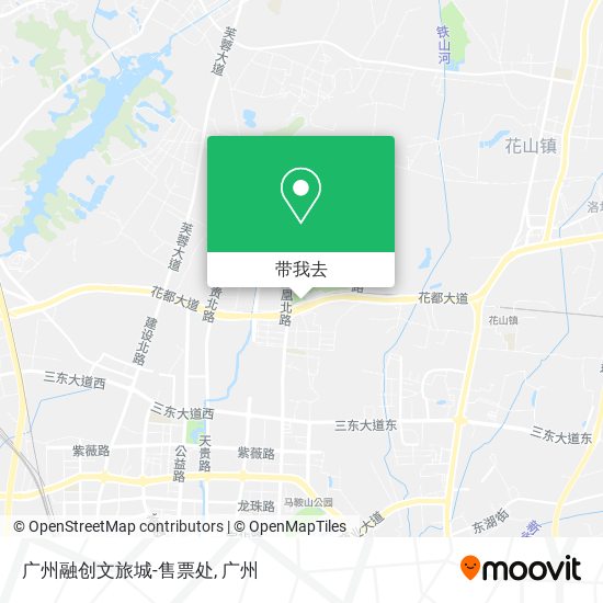 广州融创文旅城-售票处地图