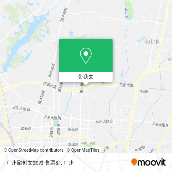 广州融创文旅城-售票处地图
