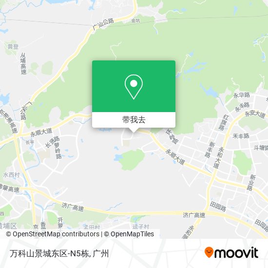 万科山景城东区-N5栋地图
