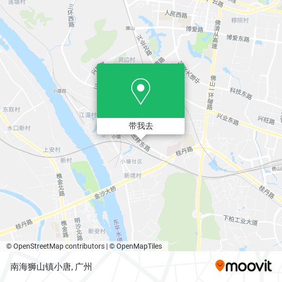 南海狮山镇小唐地图