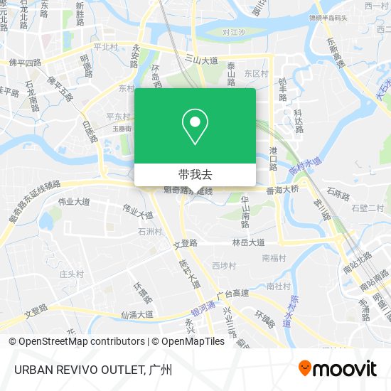 URBAN REVIVO OUTLET地图
