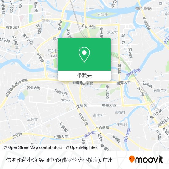 佛罗伦萨小镇-客服中心(佛罗伦萨小镇店)地图