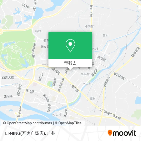 LI-NING(万达广场店)地图