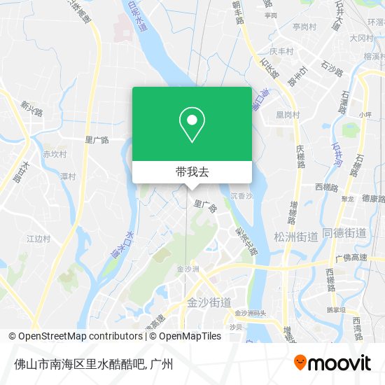 佛山市南海区里水酷酷吧地图