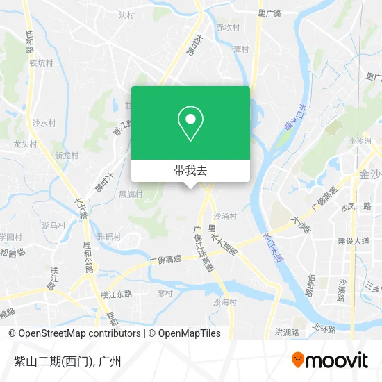 紫山二期(西门)地图