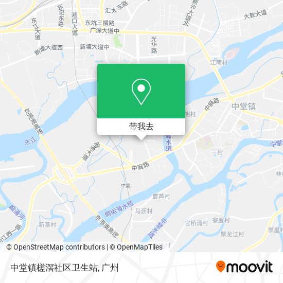 中堂镇槎滘社区卫生站地图