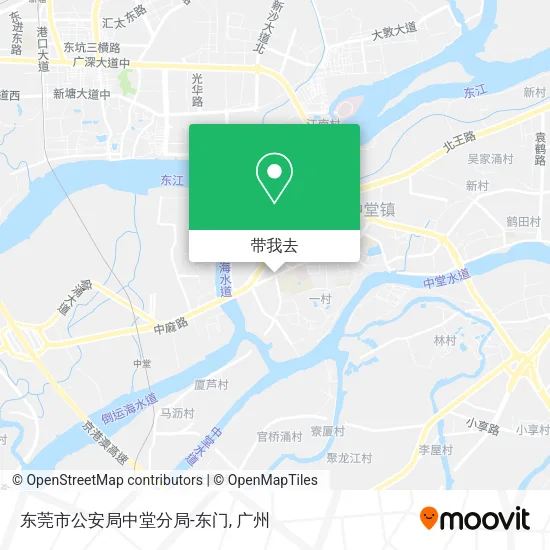 东莞市公安局中堂分局-东门地图