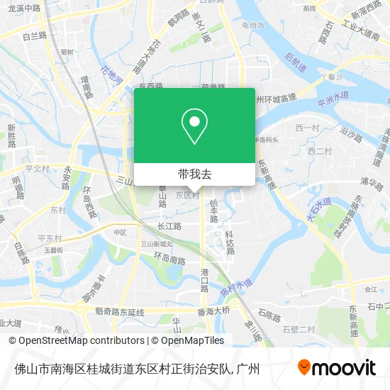 佛山市南海区桂城街道东区村正街治安队地图