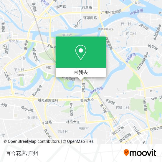 百合花店地图
