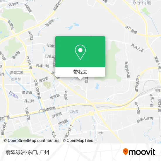翡翠绿洲-东门地图