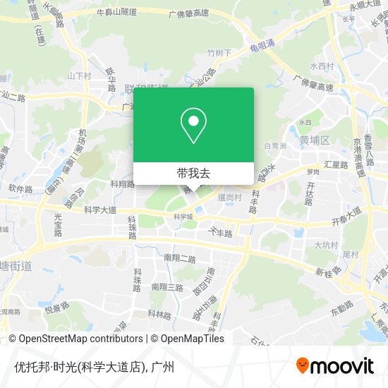 优托邦·时光(科学大道店)地图