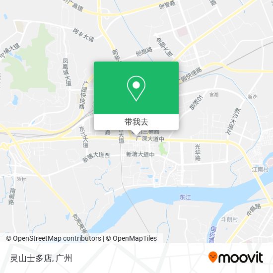 灵山士多店地图