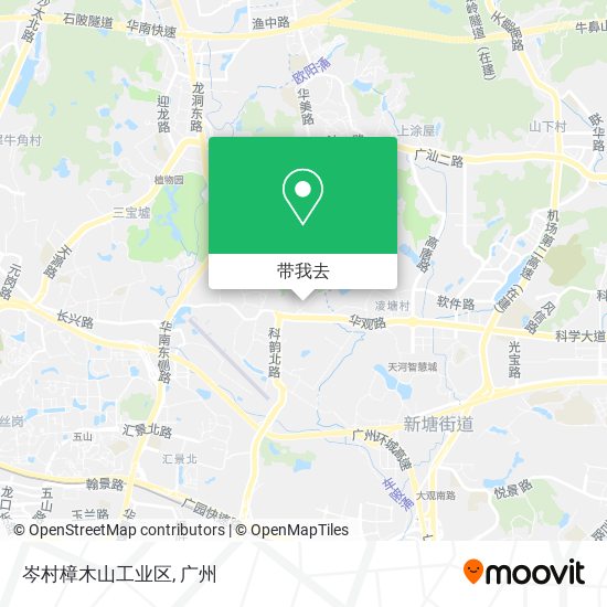 岑村樟木山工业区地图
