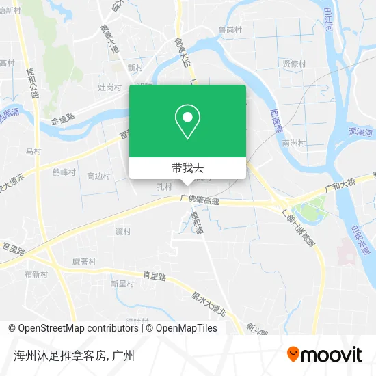 海州沐足推拿客房地图
