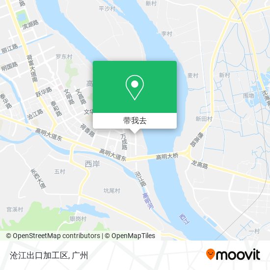 沧江出口加工区地图