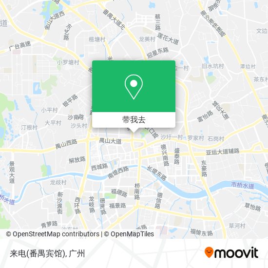 来电(番禺宾馆)地图