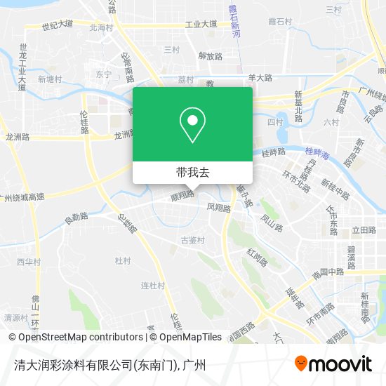 清大润彩涂料有限公司(东南门)地图
