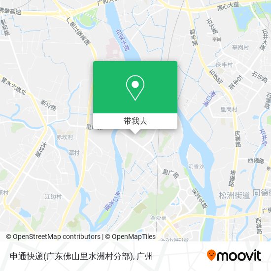 申通快递(广东佛山里水洲村分部)地图