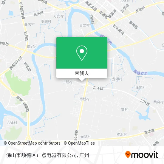 佛山市顺德区正点电器有限公司地图