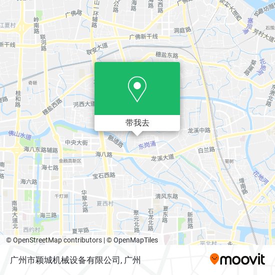 广州市颖城机械设备有限公司地图