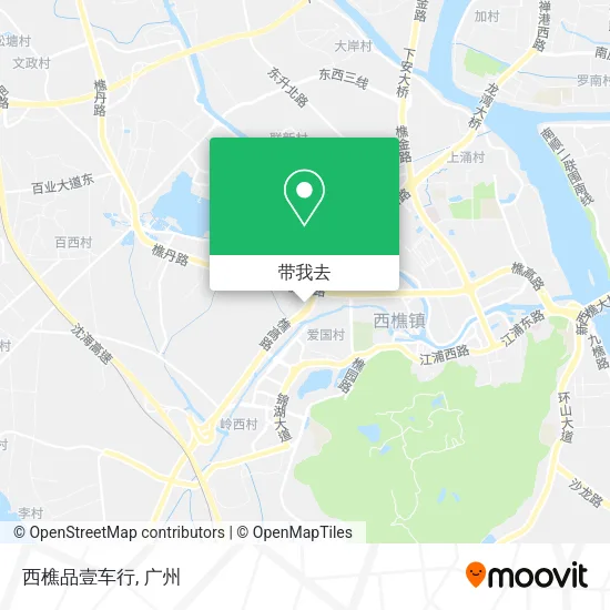 西樵品壹车行地图