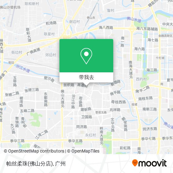 帕丝柔珠(佛山分店)地图