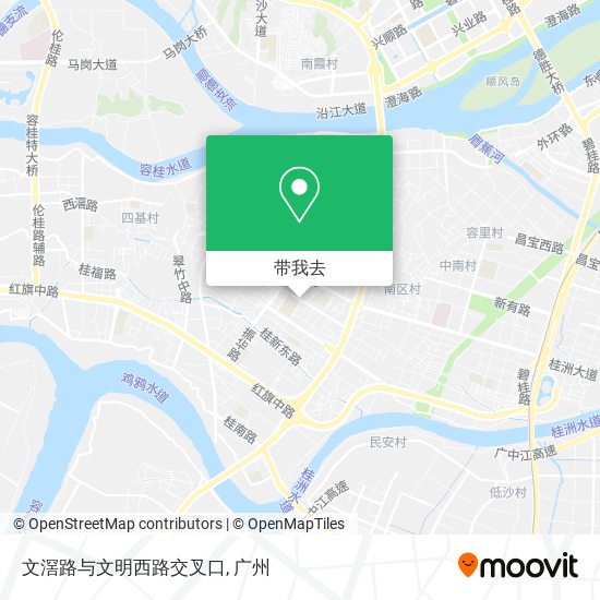 文滘路与文明西路交叉口地图