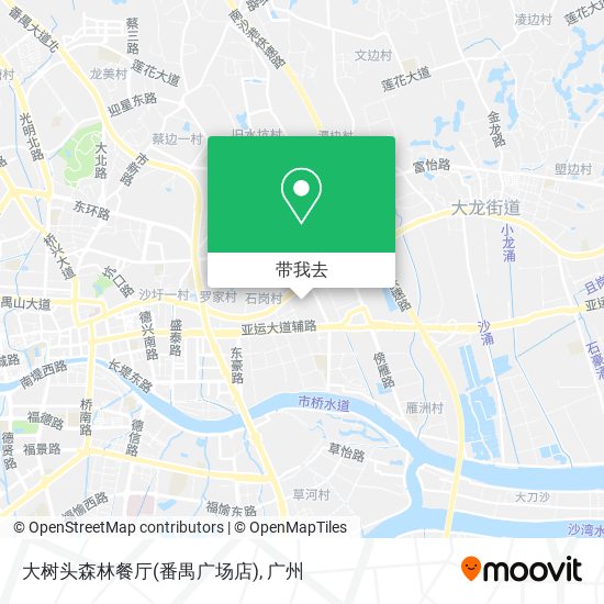 大树头森林餐厅(番禺广场店)地图