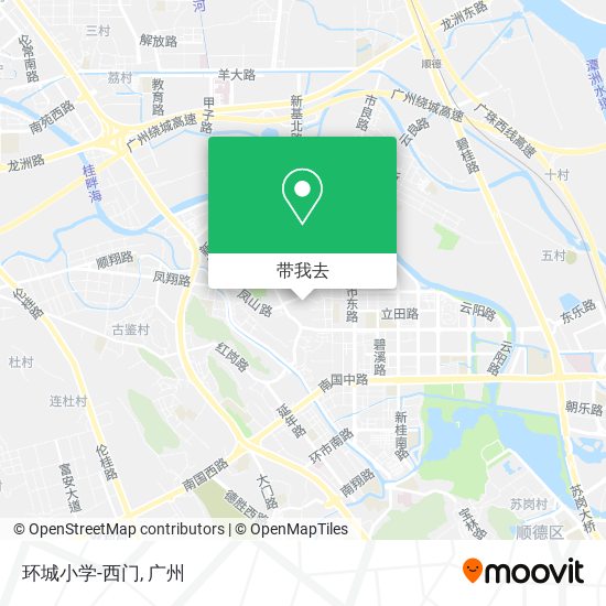 环城小学-西门地图