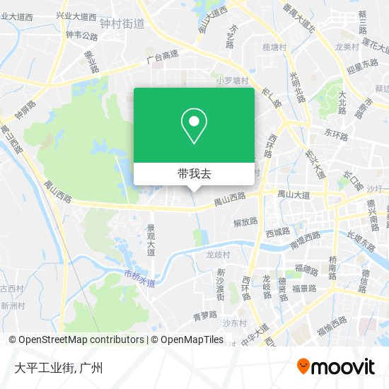 大平工业街地图