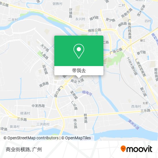 商业街横路地图