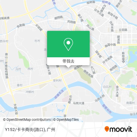 Y152/卡卡商街(路口)地图