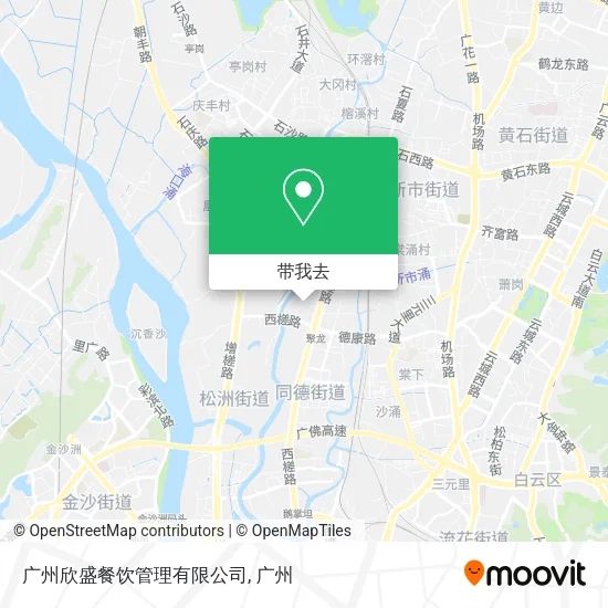 广州欣盛餐饮管理有限公司地图