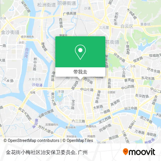 金花街小梅社区治安保卫委员会地图