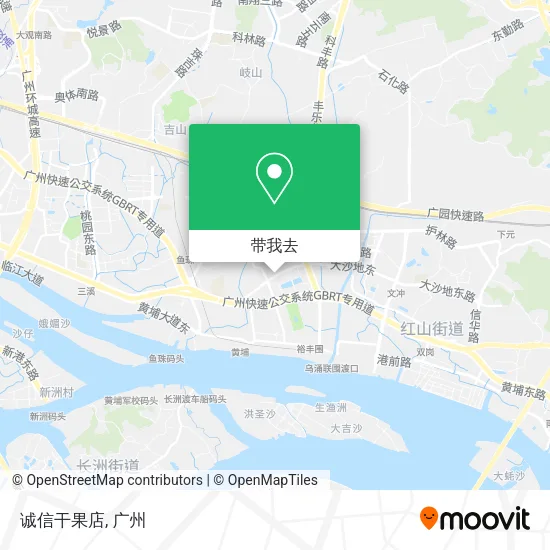 诚信干果店地图