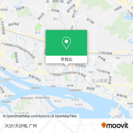 大沙/大沙地地图