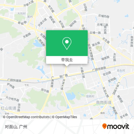 对面山地图