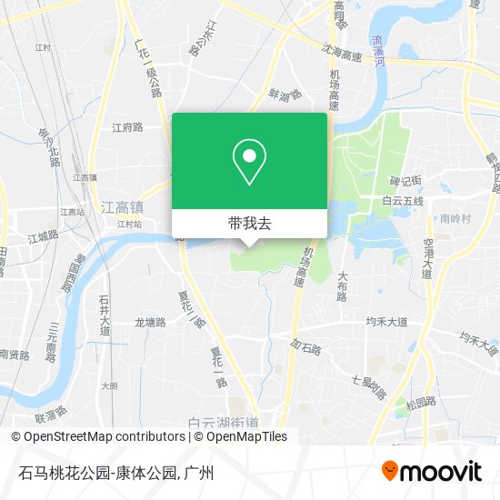 石马桃花公园-康体公园地图