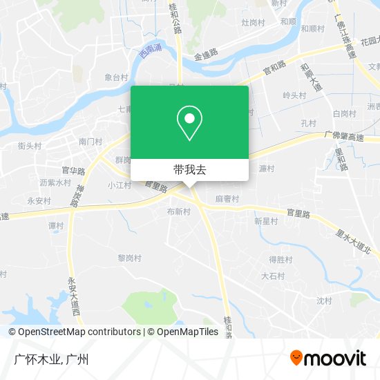 广怀木业地图