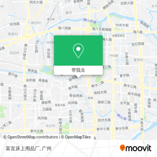 富宜床上用品厂地图