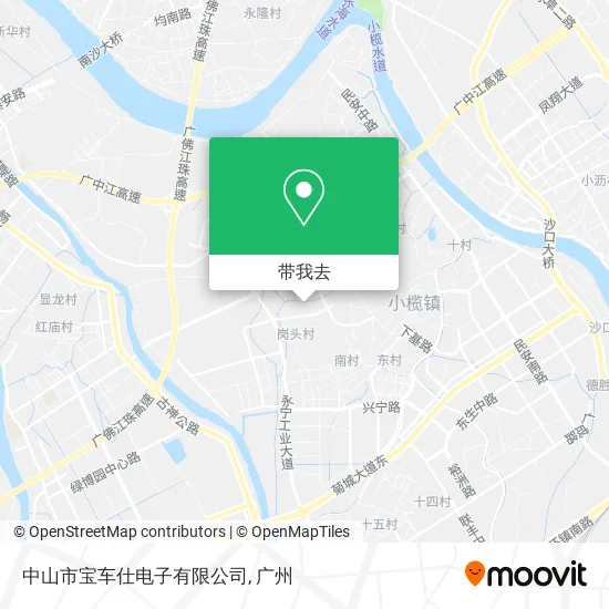 中山市宝车仕电子有限公司地图
